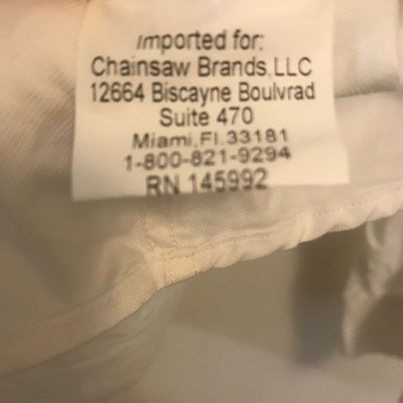 Chainsaw Shirt Button Down White Small Embroidered - Picture 5 of 16